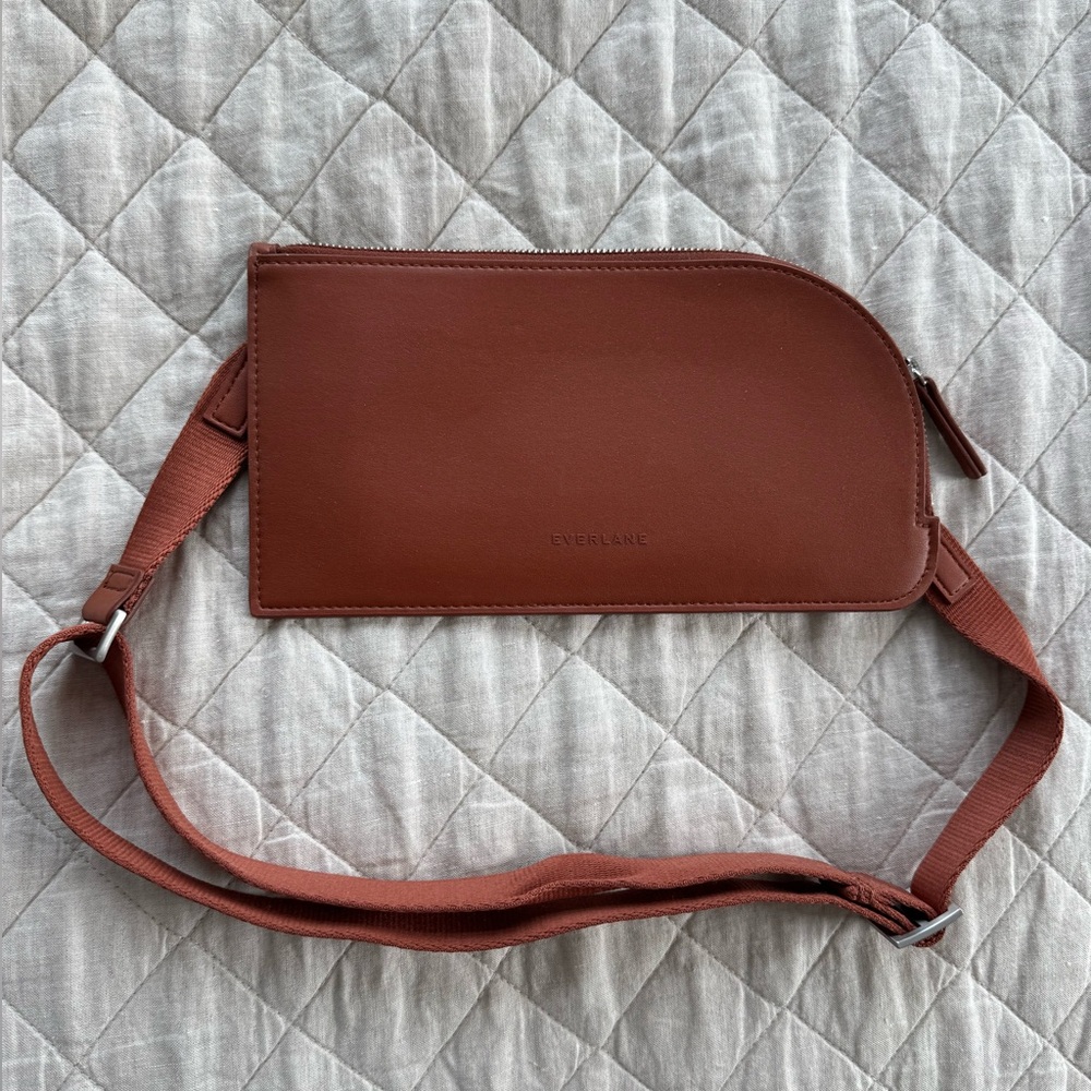 Everlane Cactus Leather Sling Crossbody Bag - Brown